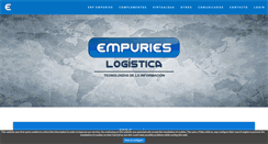 Desktop Screenshot of empurieslogistica.net