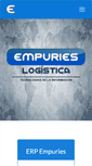 Mobile Screenshot of empurieslogistica.net